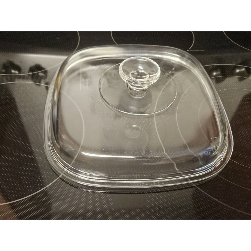 Vintage Pyrex Dome Glass Lid A-12-C for Corning Ware 10" x 10" Square Casserole